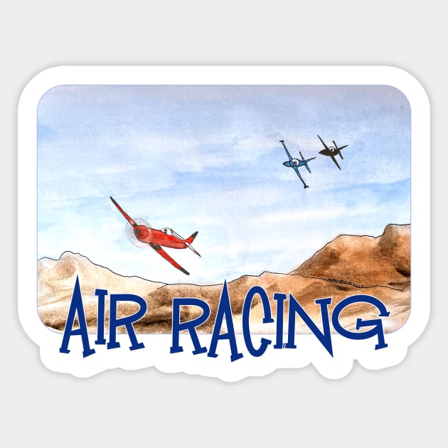 Air Racing, Sky Racing, Pilot Racing Sticker by MMcBuck